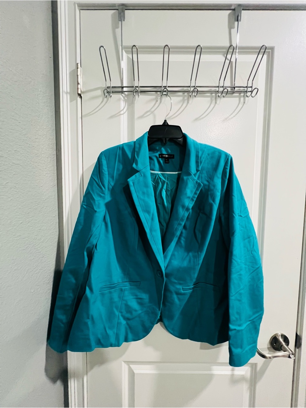 Lane Bryant Teal Single-Button Blazer